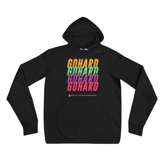 GoHard Natural Warning hoodie